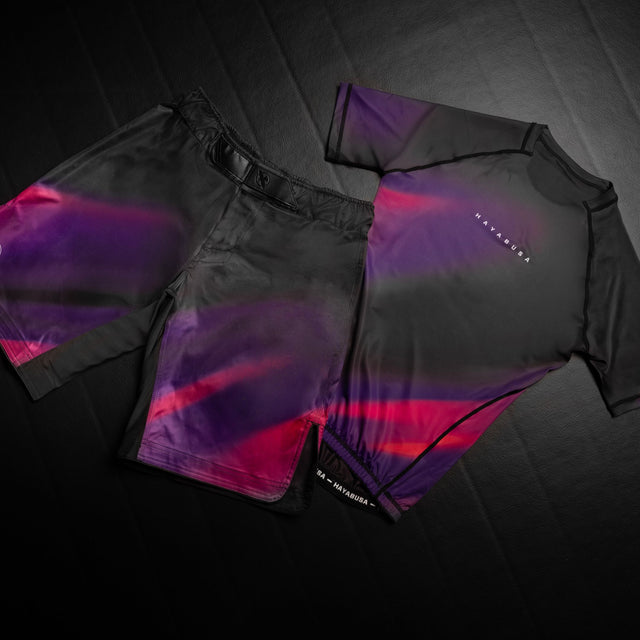 Hayabusa MMA Shorts Apex Nova Men's Full-Length Fight – Purple