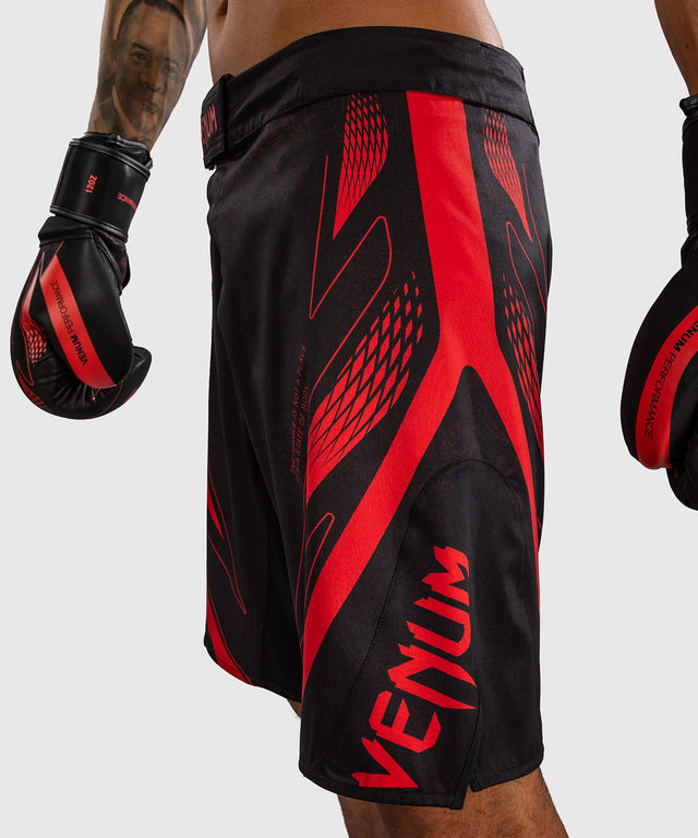 Pantalones de MMA Venum Amazonia Reborn – Negro/Rojo