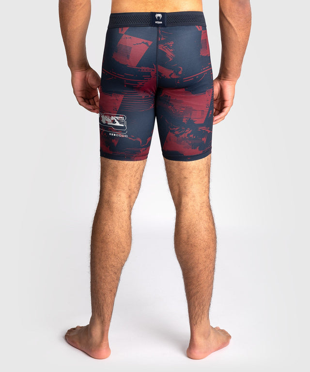 Venum UFC MMA Shorts Zenith – Navy Blue/Burgundy/Silver