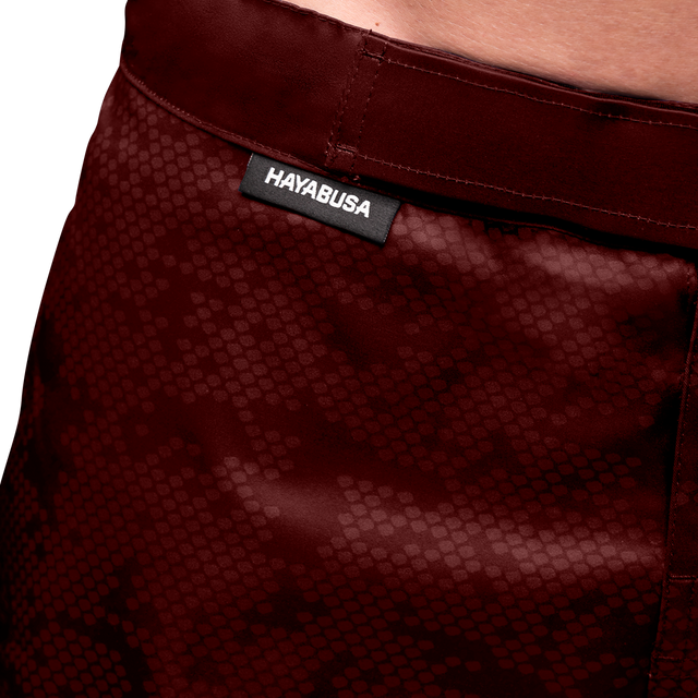 Shorts de MMA Hayabusa Hex Mid-Thigh – Bordeaux