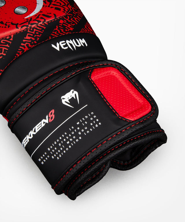 Gants de boxe Venum TEKKEN 8 Kazuya – Rouge/Noir – photo 4