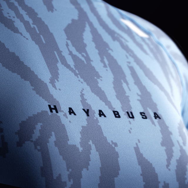 Hayabusa Rashguard Apex Vantage Korta Ärmar Dam - Blå