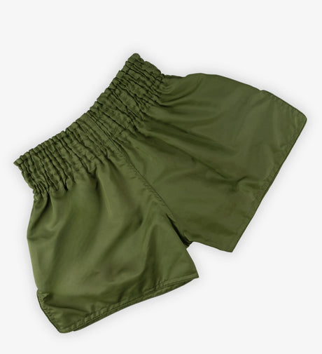 Pantalones de Muay Thai Caged Classic – Caqui/Negro mujer