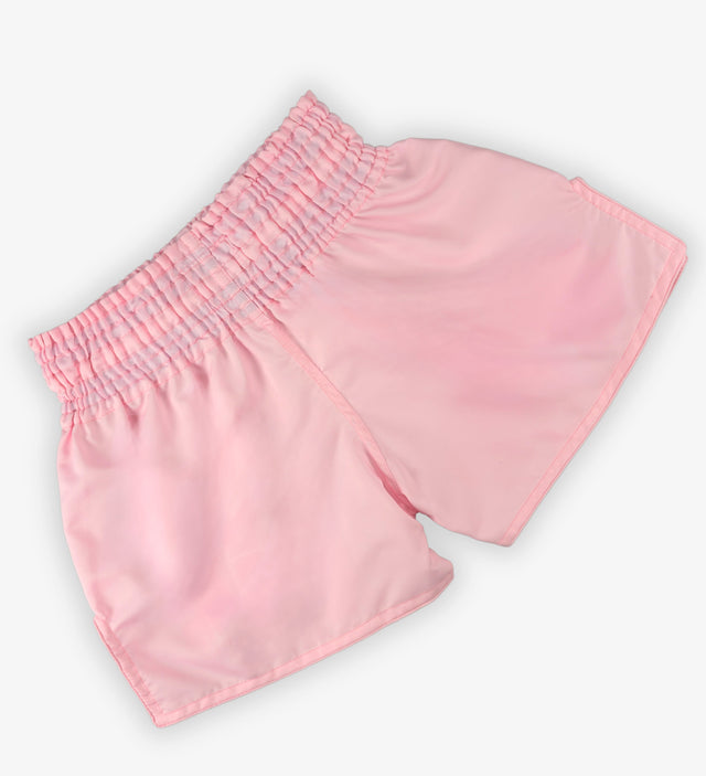 Pantaloni scurți Muay Thai Caged Classic – Roz deschis femei