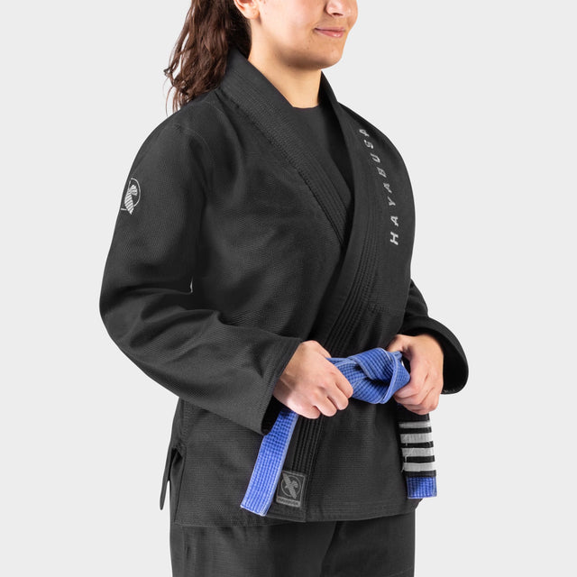 Kimono BJJ Hayabusa Core Lightweight da donna – Nero