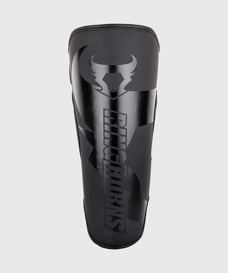 Protège-tibias Ringhorns Charger – Noir/Noir