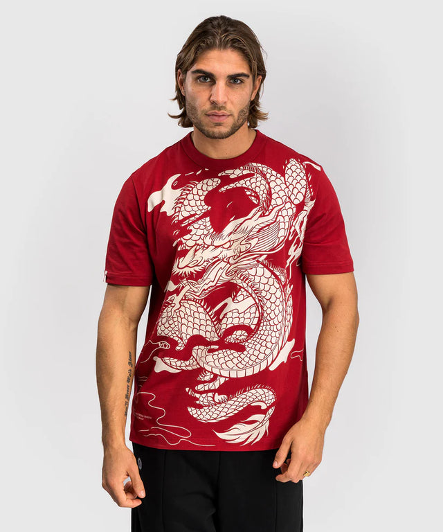 T-shirt Venum Dragon's Flight – Rouge/Crème