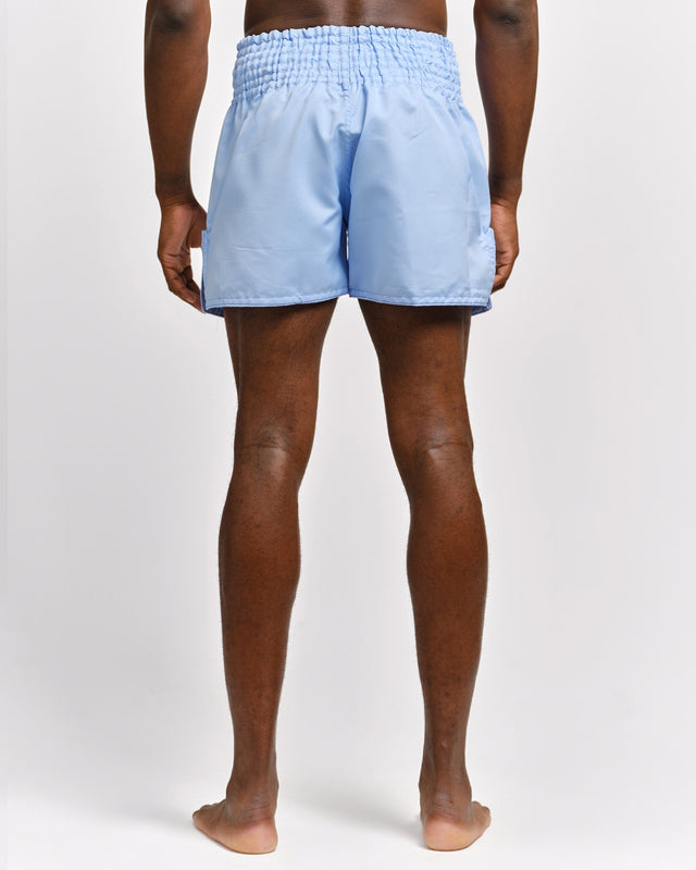 Calções de Muay Thai Caged Classic – Azul-claro