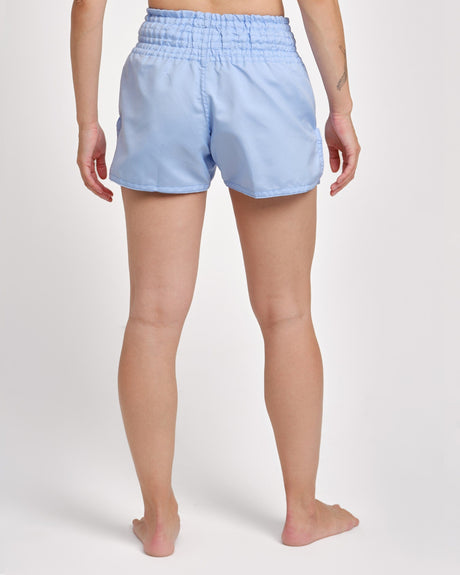 Pantalones de Muay Thai Caged Muay Thai Shorts Classic - Azul claro mujer