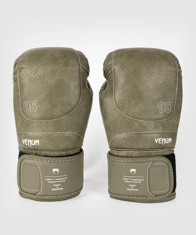 Venum Impact Evo Scales Boxningshandskar – Armé-grön