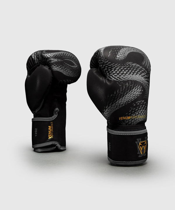 Luvas de boxe Venum Matupa – Preto/Cinzento/Ouro
