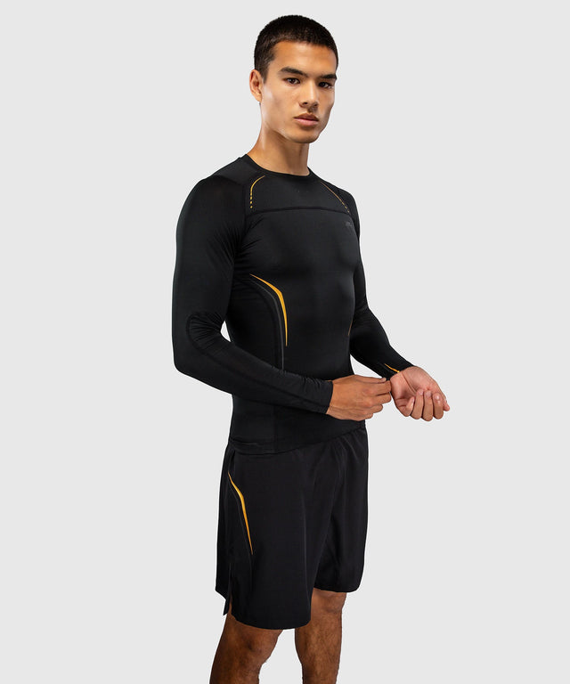 Rashguard Venum G-Core Dlouhé rukávy – Černý/Zlatý