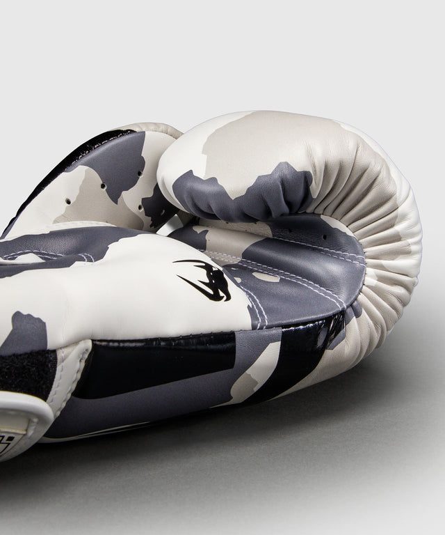 Guantoni da boxe Venum Elite – Bianco/Grigio melange