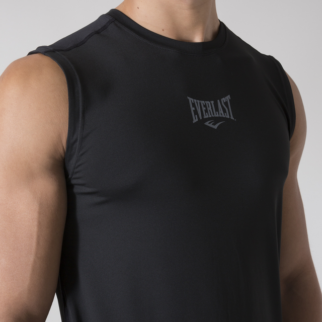 Camiseta de tirantes de compresión Everlast – Negro