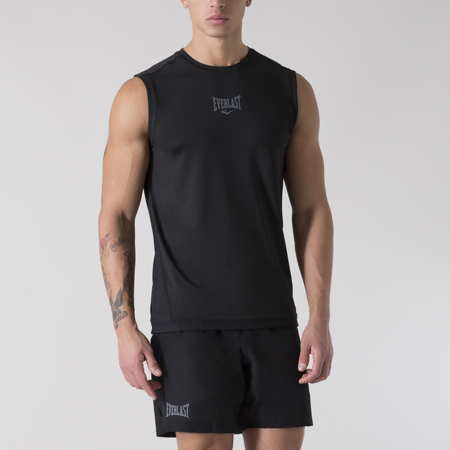 Camiseta de tirantes de compresión Everlast – Negro