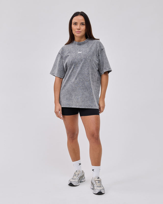 T-shirt Caged Classic – Gris délavé