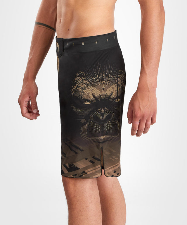 Spodenki MMA Venum Gorilla Jungle – Czarne/Piaskowe