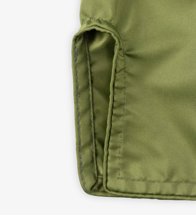 Pantaloncini Muay Thai Caged Classic – Kaki verde/Nero donna