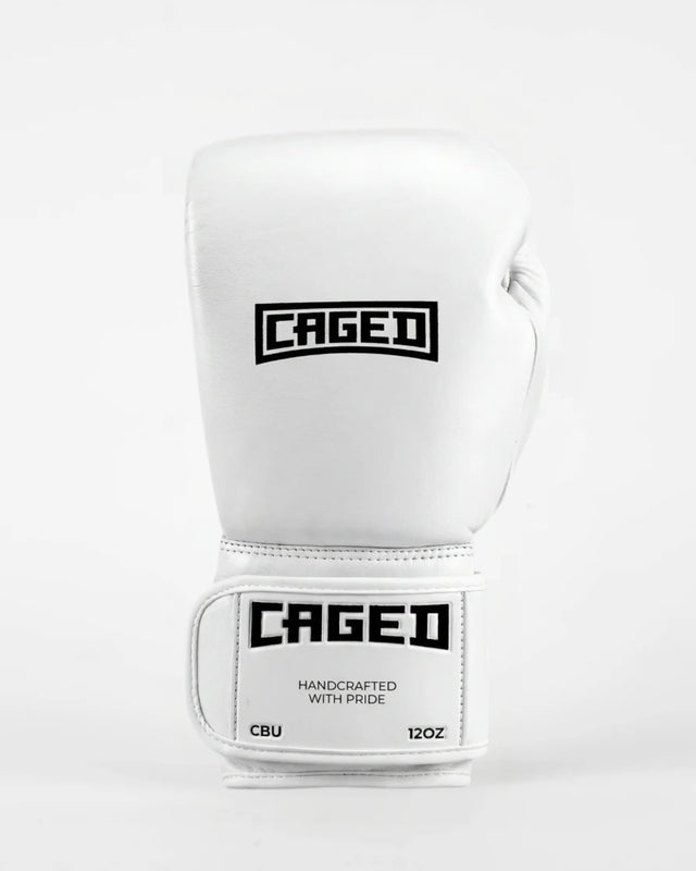 Guantes de boxeo Caged 'X' Series – Blanco/Negro