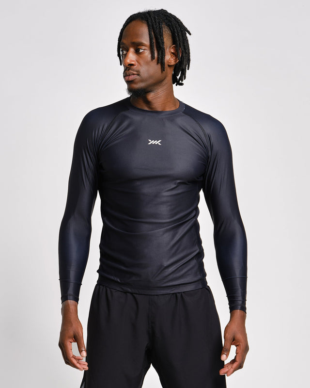Caged Rashguard Tactical Långa ärmar – Svart