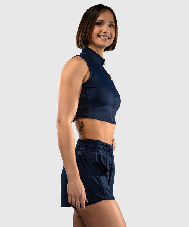 Venum Crop Top Sculpt Shape Dámské – Námořnická modrá