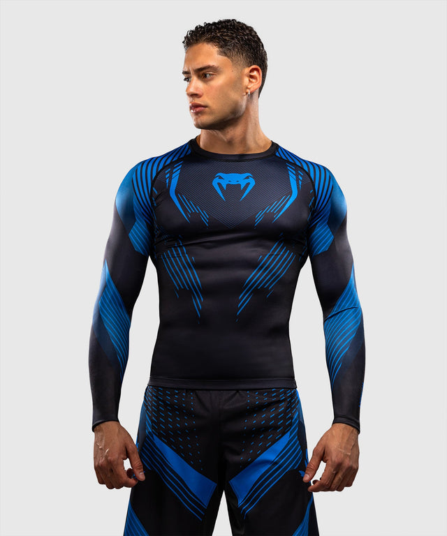 Rashguard Venum No-Gi 6.0 – Czarny/Niebieski