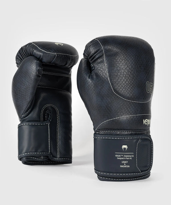 Gants de boxe Venum Impact Evo Scales – Bleu nuit