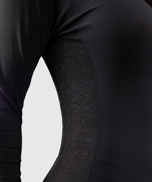 Rashguard Venum Viper Maniche Lunghe Donna – Nero