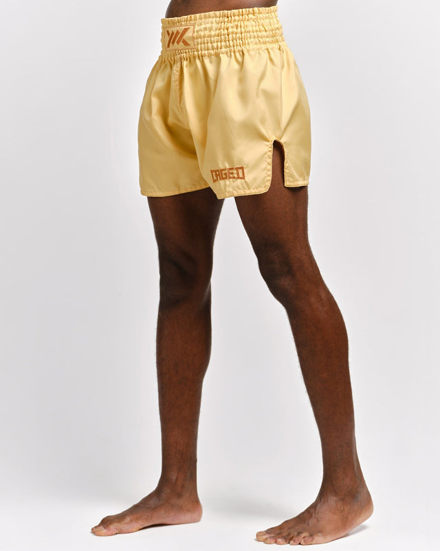 Caged Muay-Thai-Shorts Classic – Peach