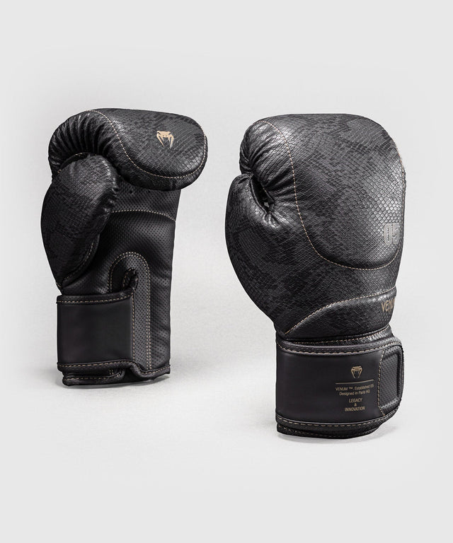 Guantes de boxeo Venum Impact Evo Scales – Gris oscuro