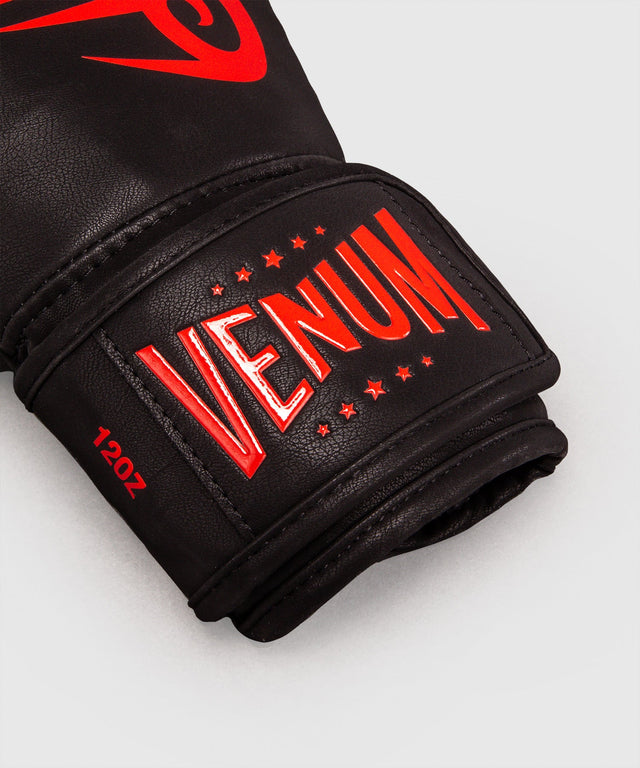Mănuși de box Venum x Mike Tyson Replica – Negru/Roșu