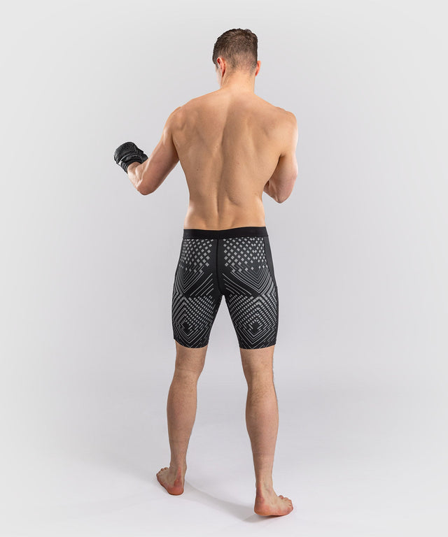 Pantaloncini a compressione Venum Midnight Fury – Nero/Grigio/Argento