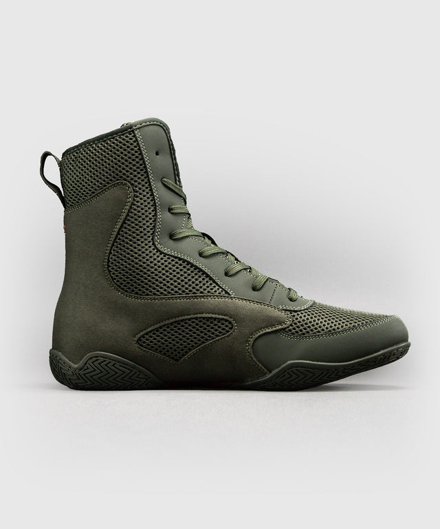 Scarpe da boxe Venum Contender – Kaki/Rosso