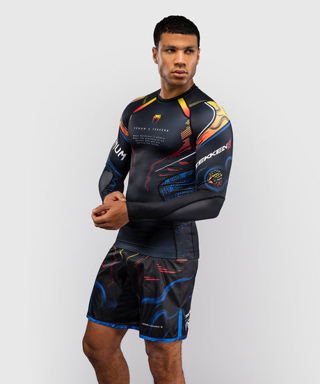 Venum Rashguard TEKKEN 8 Yoshimitsu – Schwarz/Orange – Foto 3