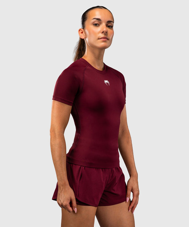 Rashguard Venum Aero XT manches courtes – Prune