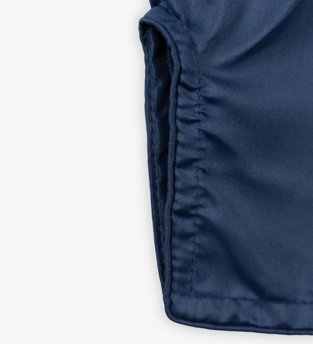Caged Muay-Thai-Shorts Classic – Marineblau/Weiß Damen
