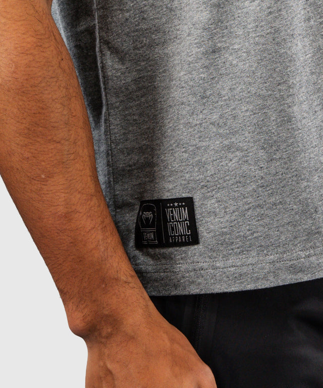 T-shirt Venum Fight Icon – Gris chiné clair