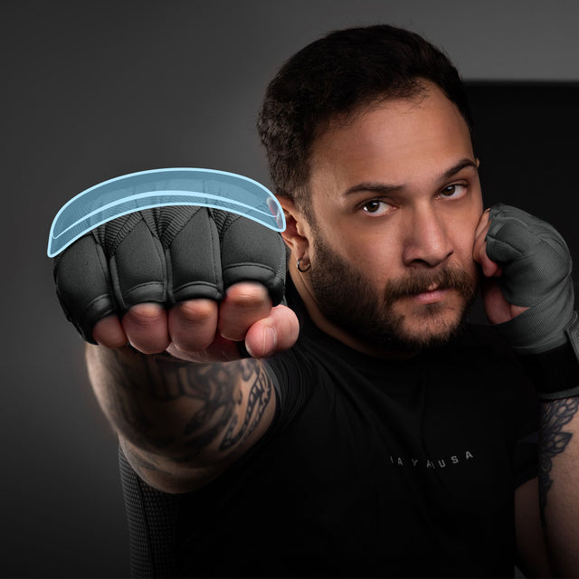 Bandaje de box Hayabusa Knuckle Guard – Gri