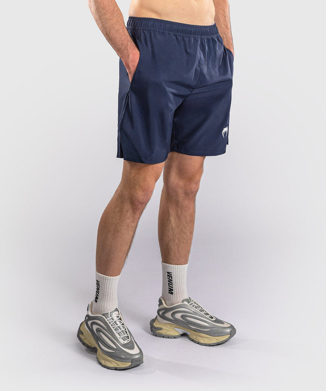 Shorts d'entraînement Venum Contender – Bleu marine/Blanc