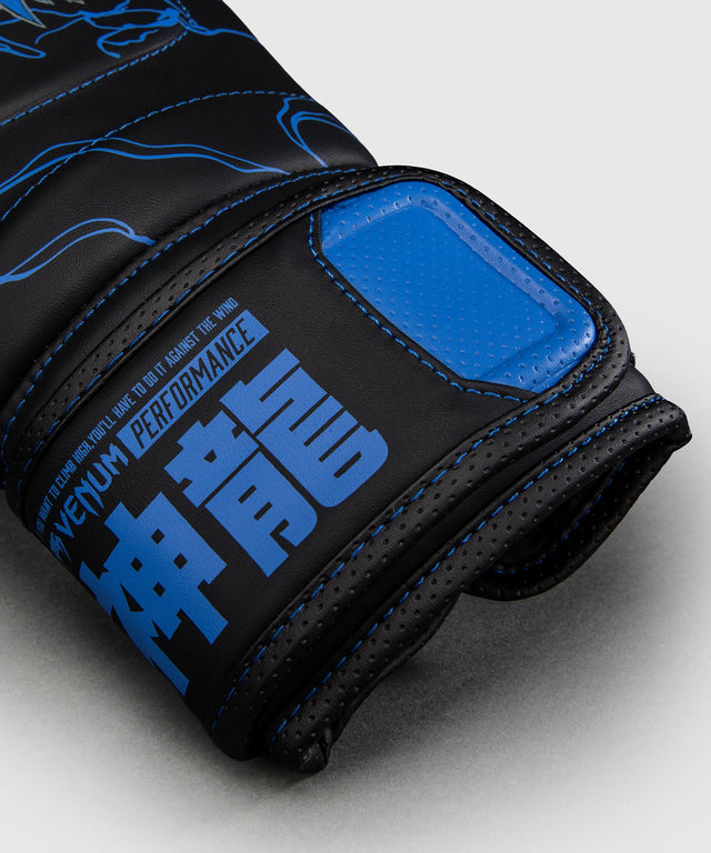 Mănuși de box Venum Thunder Dragon – Negru/Albastru regal
