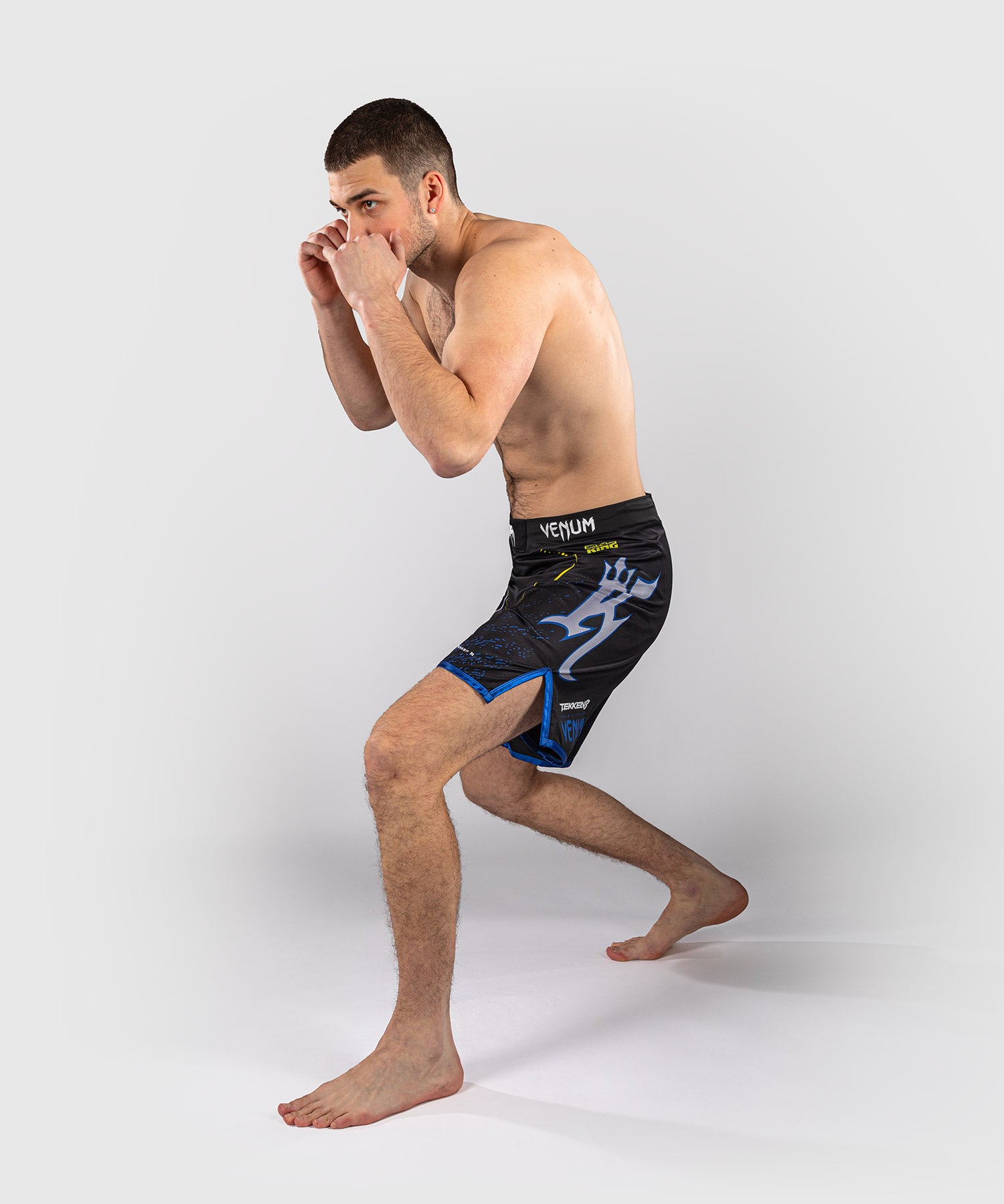Shorts de MMA Venum x TEKKEN 8 King – Noir/Jaune