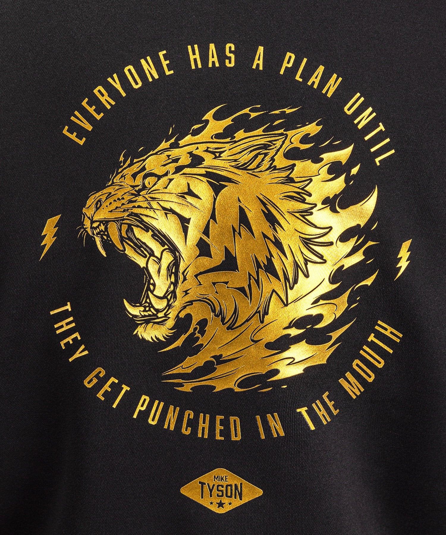 Venum x Mike Tyson Hoodie Tiger - Nero/Oro