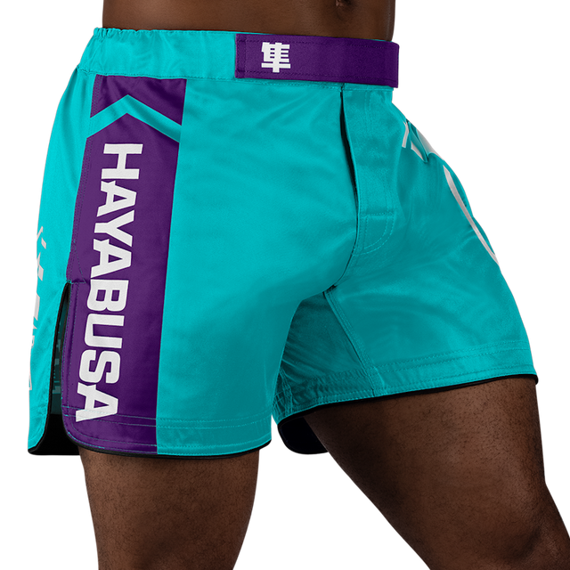 Calções de MMA Hayabusa Icon – Verde-oceano
