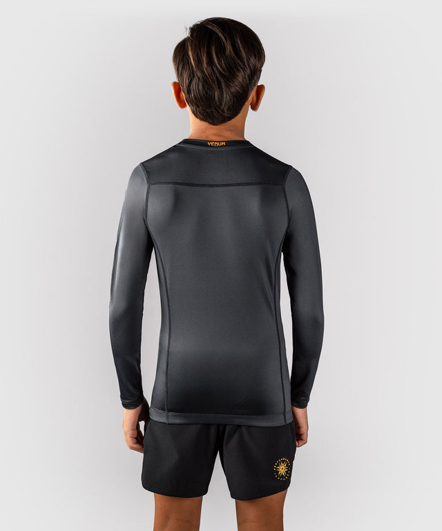 Venum Attack Rashguard Lange Ærmer Børn – Sort/Guld