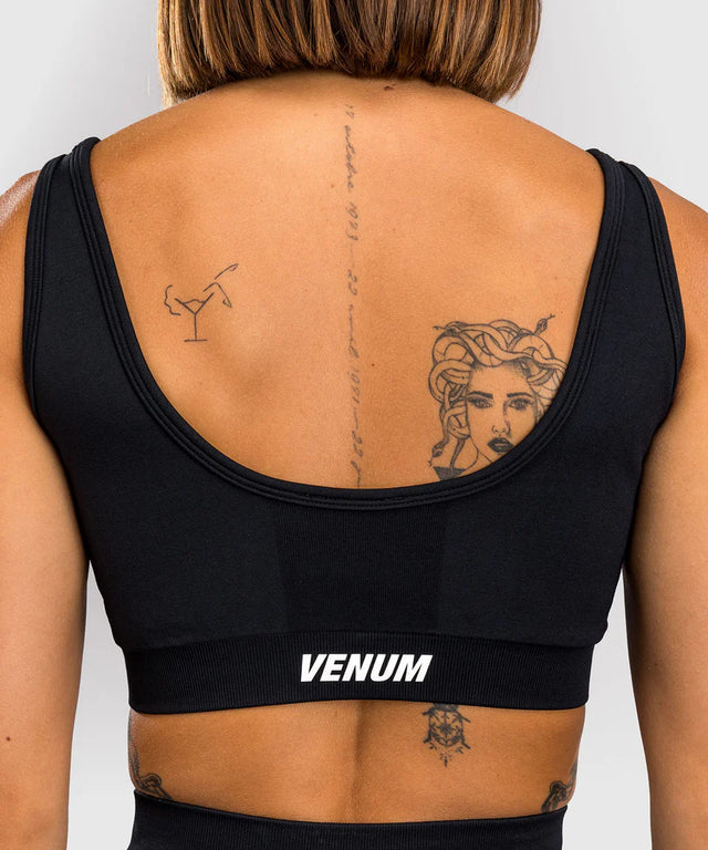 Bustieră sport Venum Sculpt Long – Negru/Alb