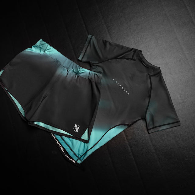 Rashguard Hayabusa Apex Nova Mangas Curtas Mulher - Petróleo