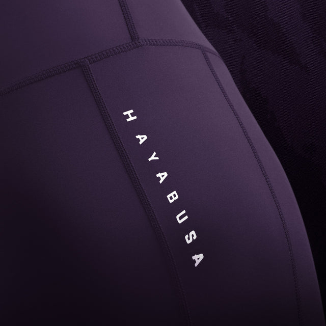 Pantalones de compresión Hayabusa Apex Vantage para mujer - Púrpura