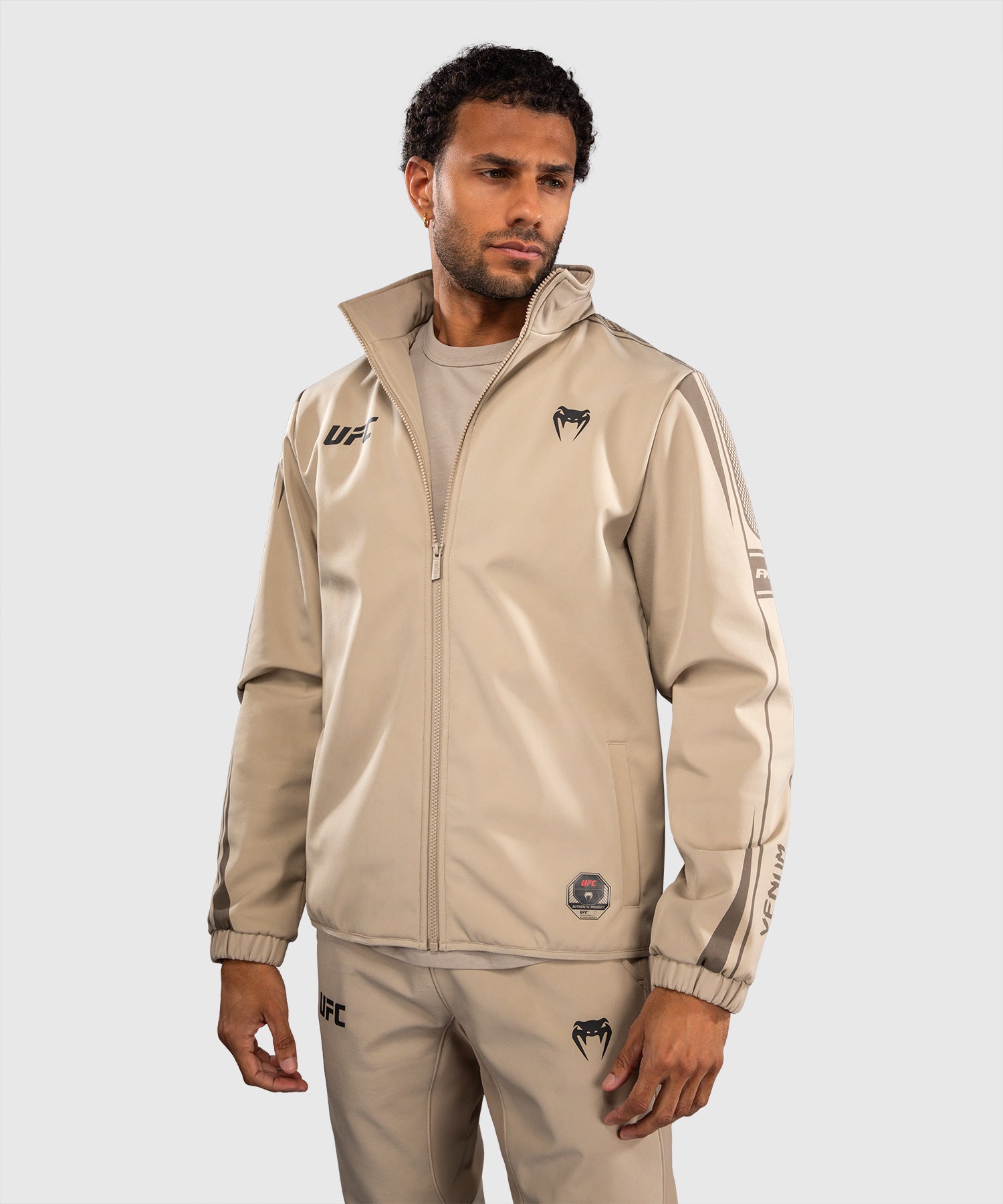 Venum UFC Hoodie Unity s Zipem Pánské - Písková