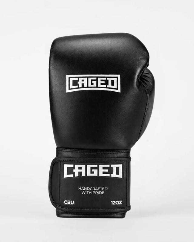 Caged Boxhandschuhe 'X' Series – Schwarz/Weiß