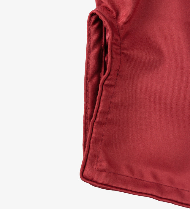 Spodenki Muay Thai Caged Classic – Czerwone/Białe damskie